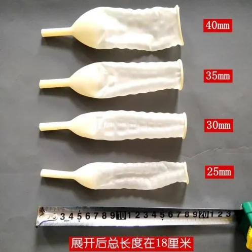 10pcs-5pcs male external catheter single use disposable urine collector Latex urine bag pick urinal bag 25mm/30mm/35mm - Image 4