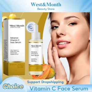 Advance Vitamin C Face Serum Remove Dark Spots Brightening Repair Dull Moisturizing Whitening Skin Tone Essence Beauty Products