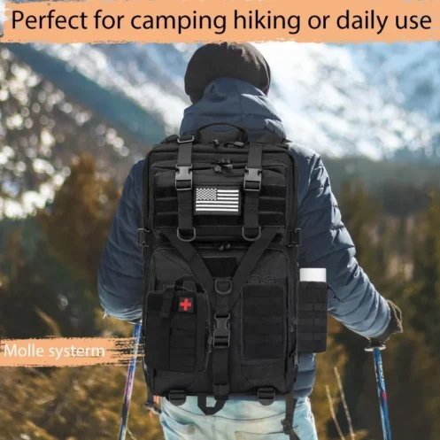 Tactical First Aid Kit 1000D Ifak Bag Tear-off Medical Bag Storage Bag Empty Small Medical Bag Molle EMT Bag - Image 5