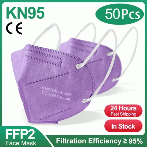 10-100PCS mascarillas FFP2 Face Mask CE Approved FPP2 KN95 Facial Mouth mascarillas quirurgicas homologadasMasks FFP2 FFP3 Masks - Image 24