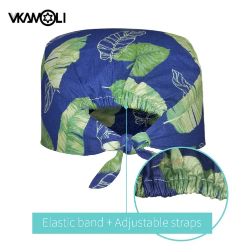 Solid color scrubs caps Pet Grooming Agency Work Scrubs Beauty Work Hats Lab nursing scrubs cap gorro enfermera womens and men - Image 5