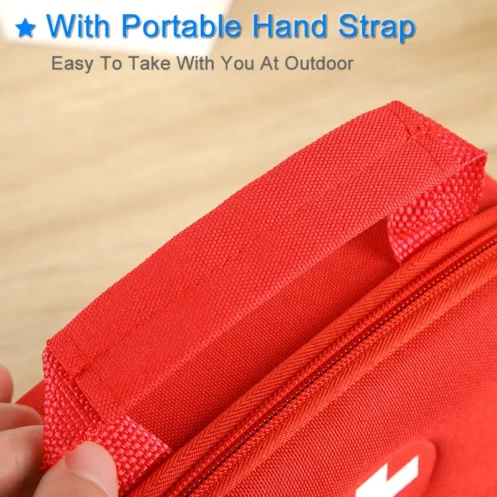 High Quality Home Portable Waterproof First Aid Kit Red EVA Bag For Family Or Travel Emergency Medical Treatment - Image 2