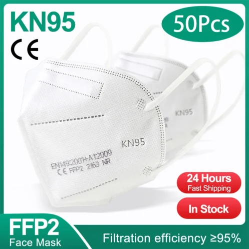 10-100PCS mascarillas FFP2 Face Mask CE Approved FPP2 KN95 Facial Mouth mascarillas quirurgicas homologadasMasks FFP2 FFP3 Masks - Image 22
