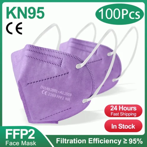 10-100PCS mascarillas FFP2 Face Mask CE Approved FPP2 KN95 Facial Mouth mascarillas quirurgicas homologadasMasks FFP2 FFP3 Masks - Image 23