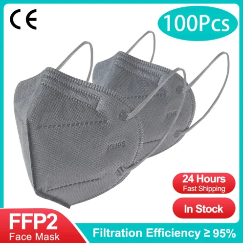 10-100PCS mascarillas FFP2 Face Mask CE Approved FPP2 KN95 Facial Mouth mascarillas quirurgicas homologadasMasks FFP2 FFP3 Masks - Image 15