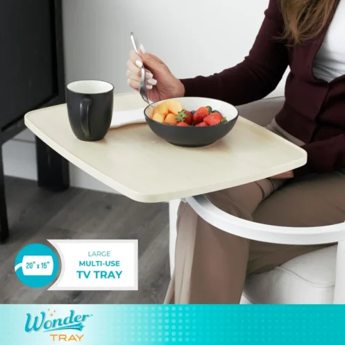 Adjustable Swivel Table, Large Laptop Stand, Couch Desk, Side Tables & Gaming Bench, TV-Trays for Eating on Couches - Image 4