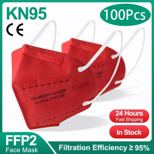 10-100PCS mascarillas FFP2 Face Mask CE Approved FPP2 KN95 Facial Mouth mascarillas quirurgicas homologadasMasks FFP2 FFP3 Masks - Image 9